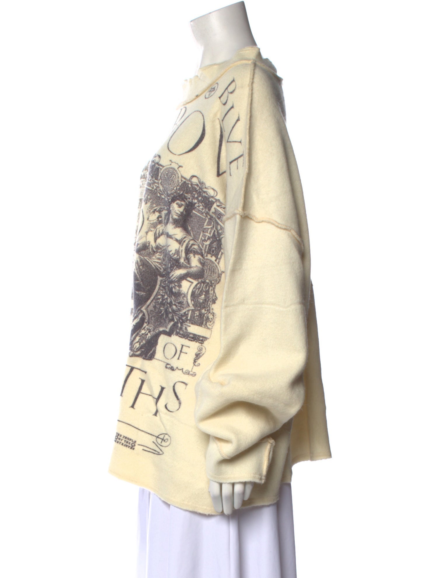 The People Of The Labyrinths Wool Printed Sweater