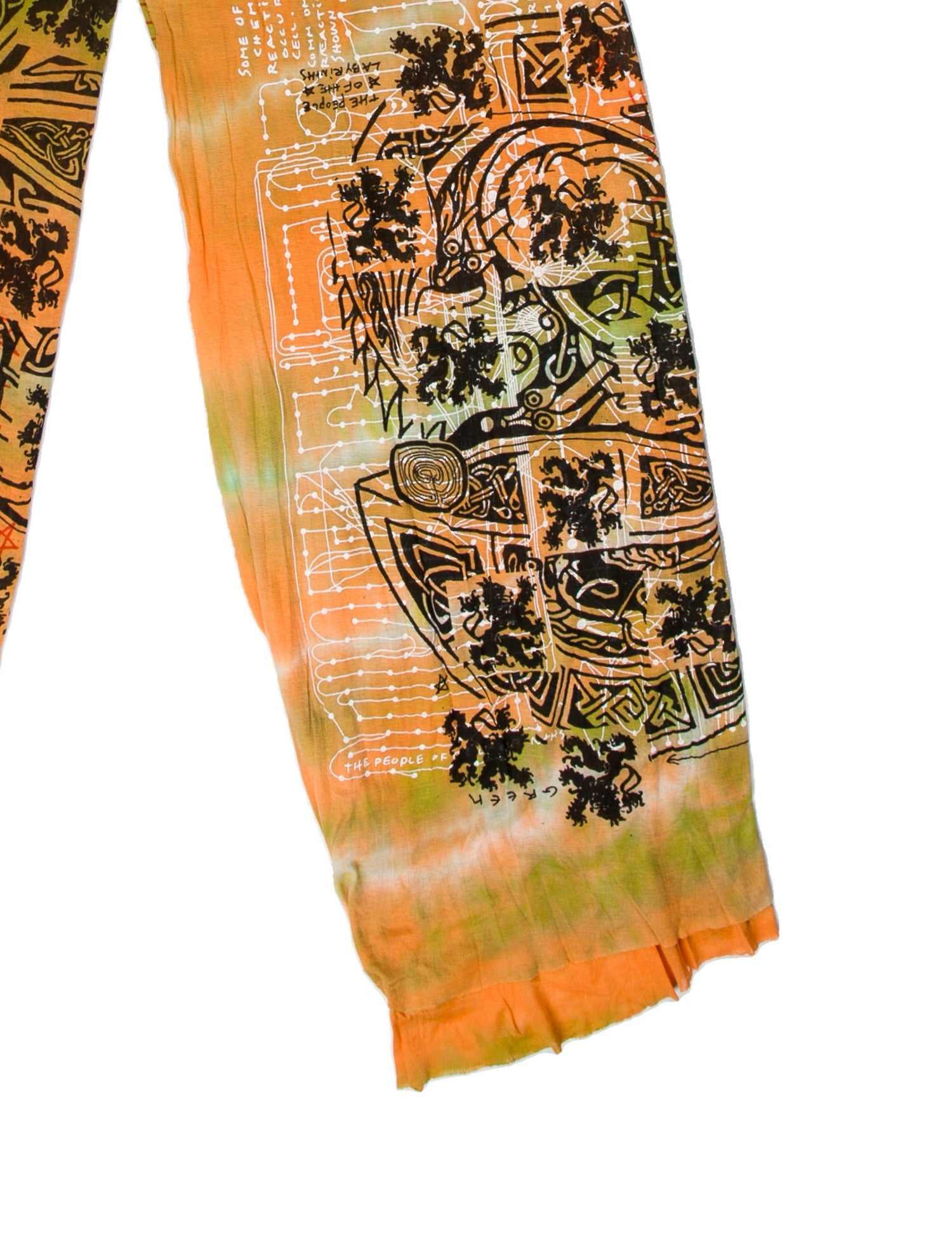 The People Of The Labyrinths Printed Scarf