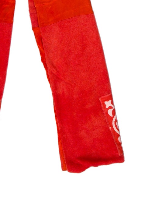 The People Of The Labyrinths Wool Floral Print Scarf