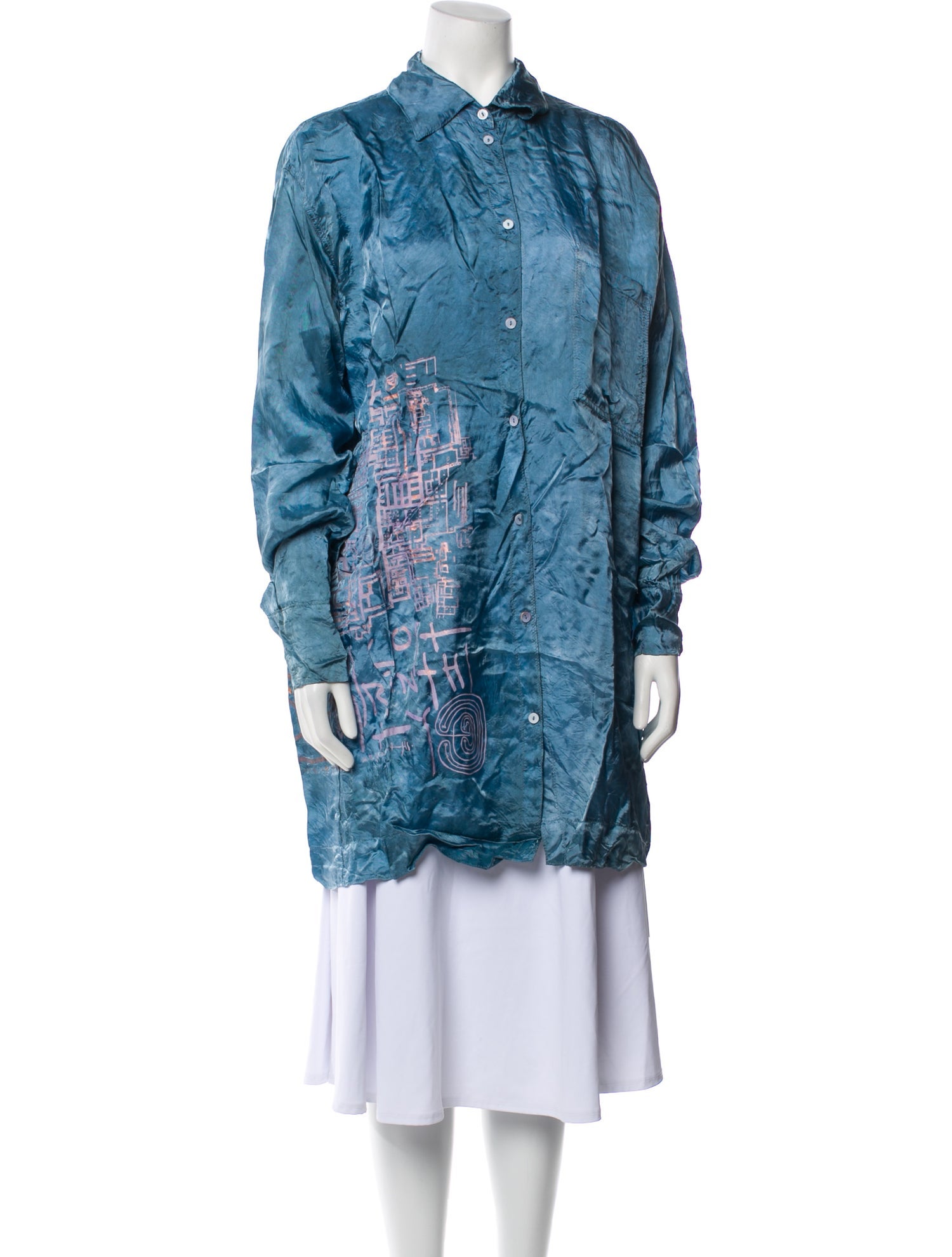 The People Of The Labyrinths Graphic Print Jacket