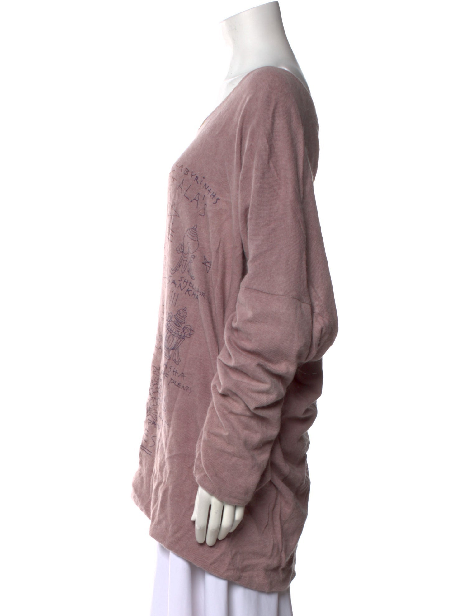 The People Of The Labyrinths Wool Graphic Print Sweater