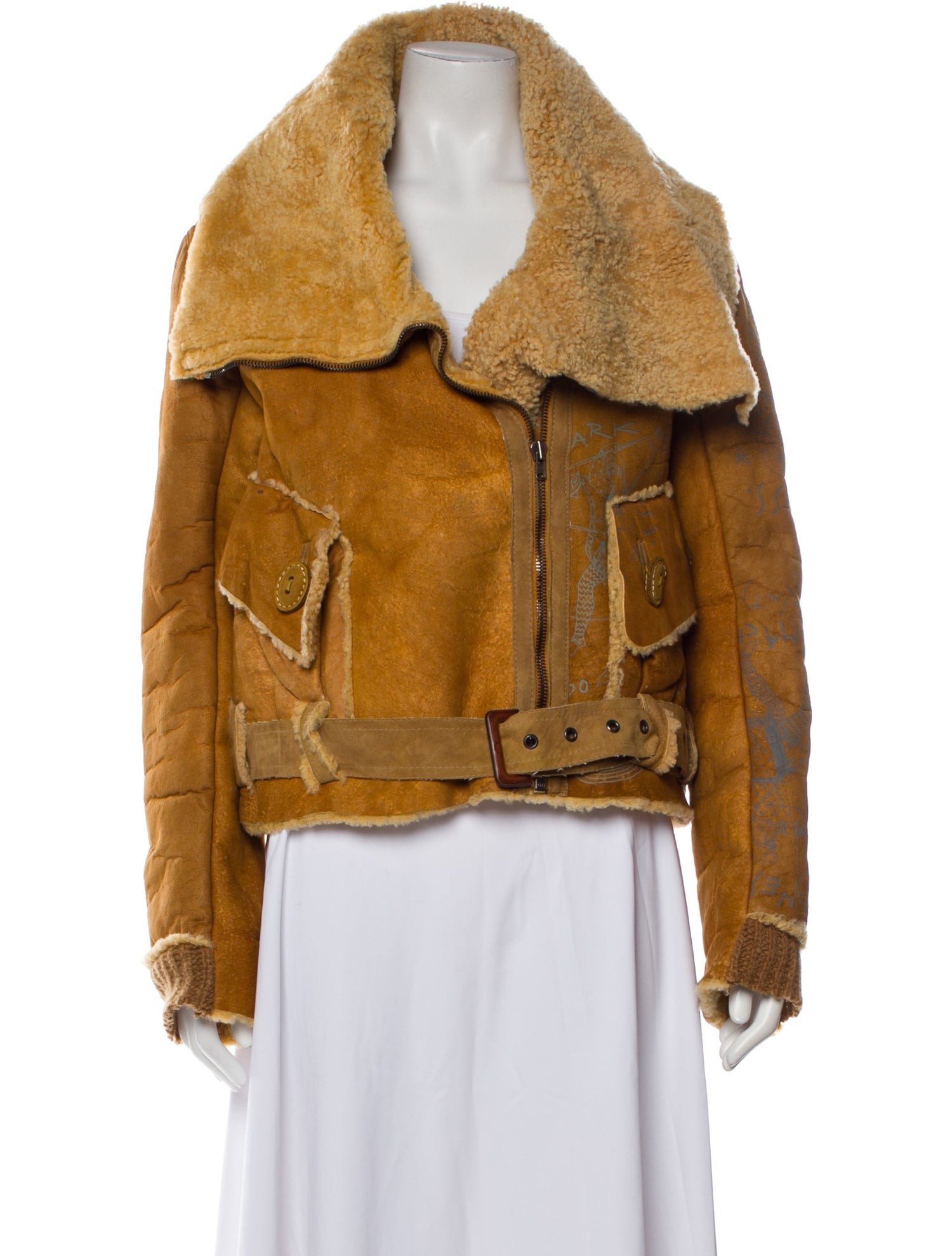 The People Of The Labyrinths Leather Biker Jacket