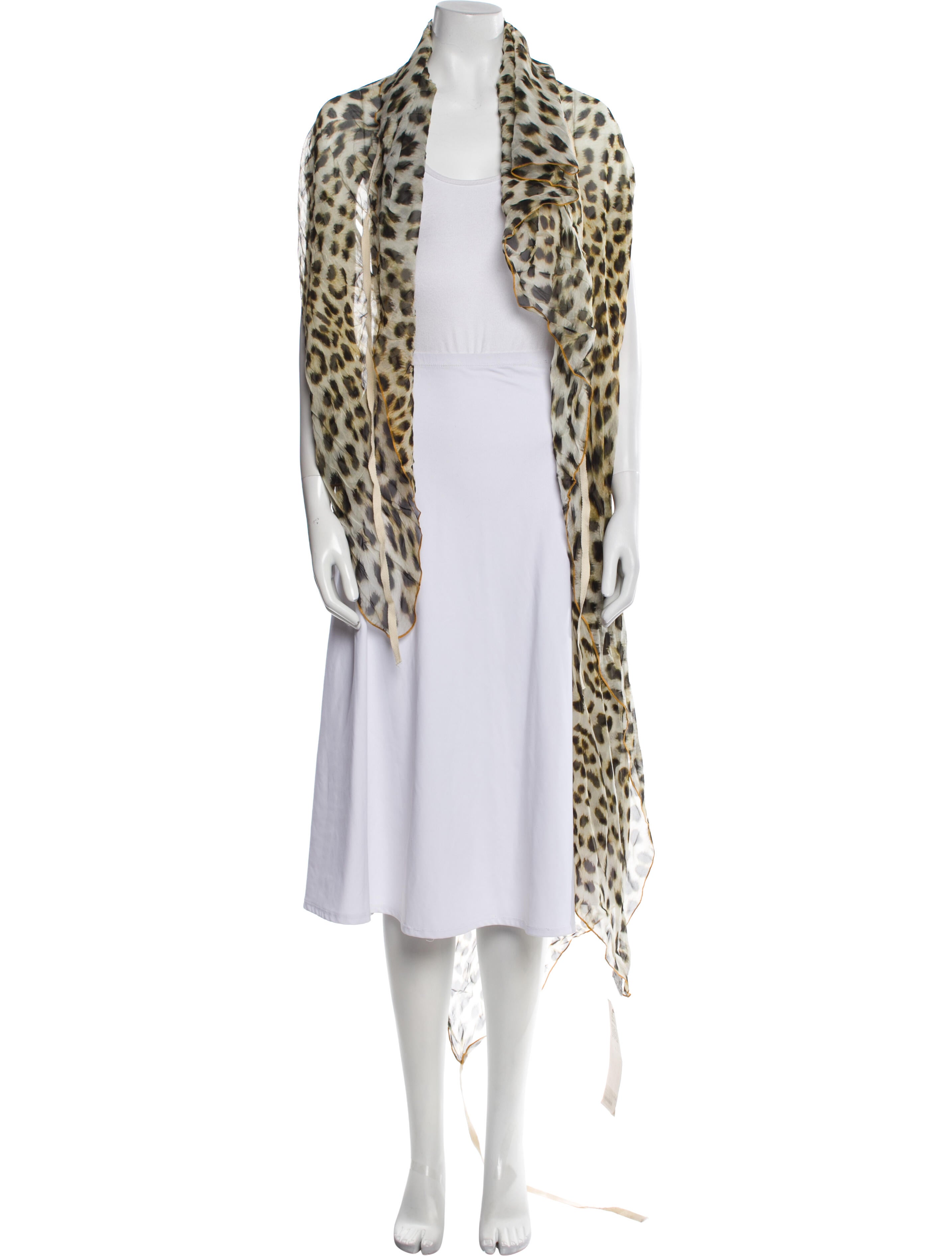 The People Of The Labyrinths Animal Print Scarf