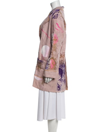 The People Of The Labyrinths Printed Coat