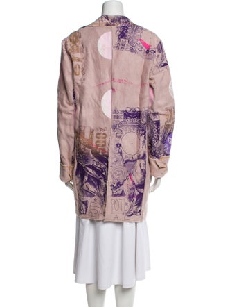 The People Of The Labyrinths Printed Coat