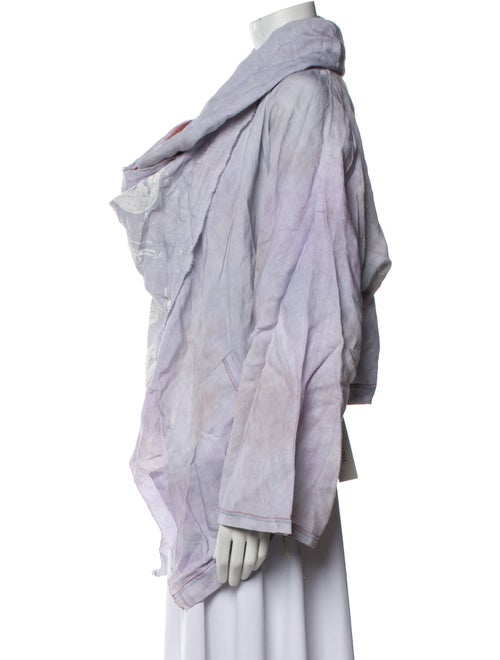 The People Of The Labyrinths Linen Printed Jacket