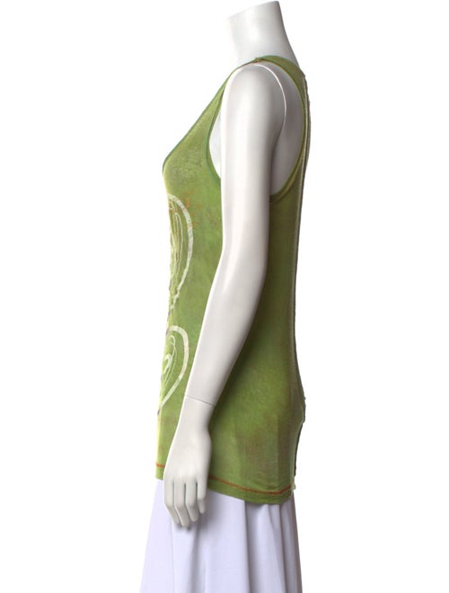 The People Of The Labyrinths Graphic Print Scoop Neck Top