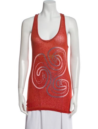 The People Of The Labyrinths Silk Printed Top