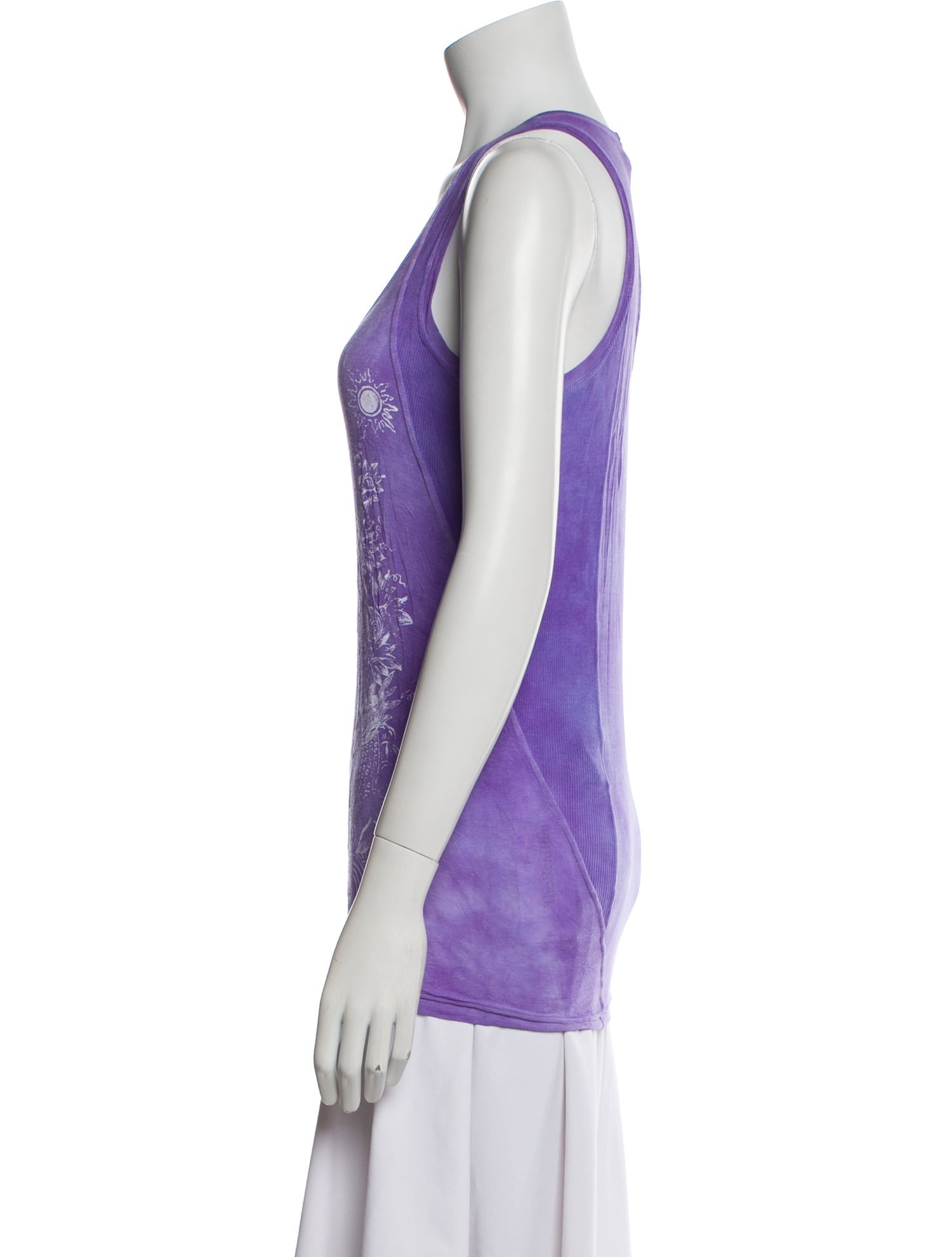 The People Of The Labyrinths Printed Scoop Neck Top