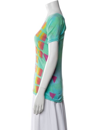 The People Of The Labyrinths Printed V-Neck T-Shirt