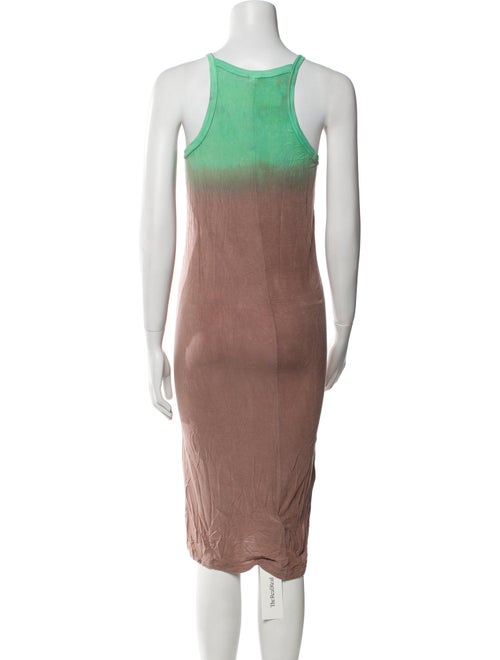 The People Of The Labyrinths Printed Knee-Length Dress