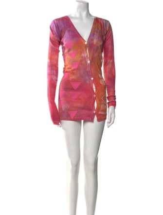 The People Of The Labyrinths Tie-Dye Print Mini Dress