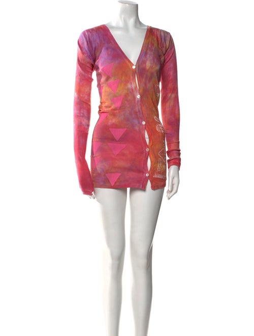 The People Of The Labyrinths Tie-Dye Print Mini Dress