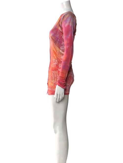 The People Of The Labyrinths Tie-Dye Print Mini Dress
