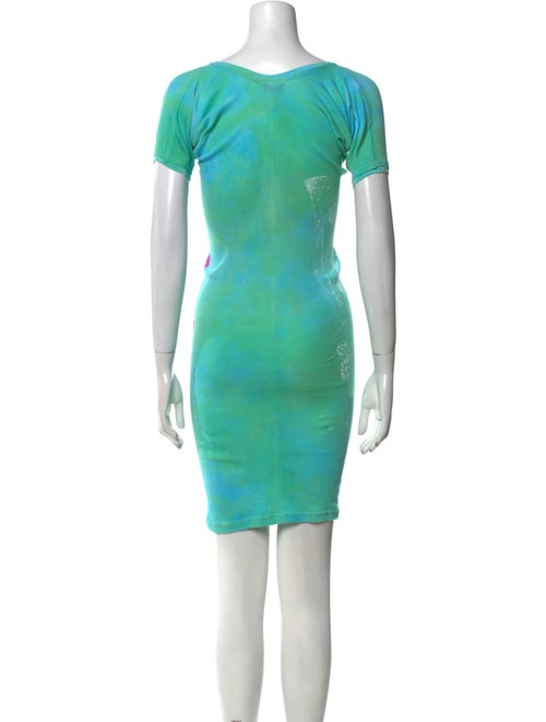 The People Of The Labyrinths Printed Mini Dress