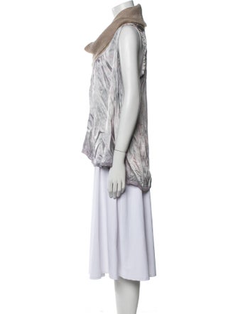 The People Of The Labyrinths Silk Printed Tunic