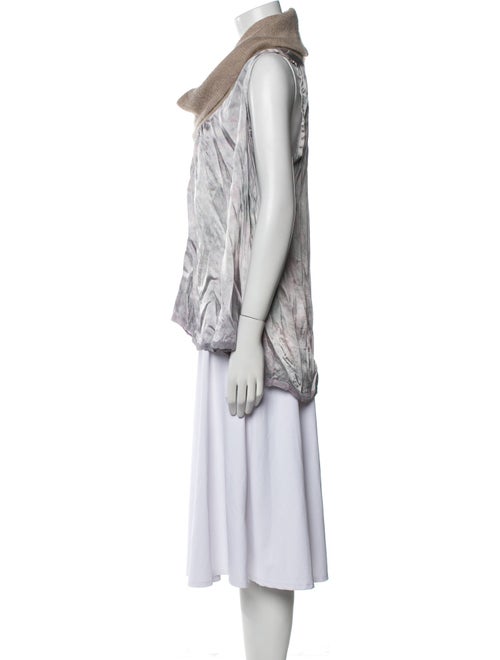 The People Of The Labyrinths Silk Printed Tunic