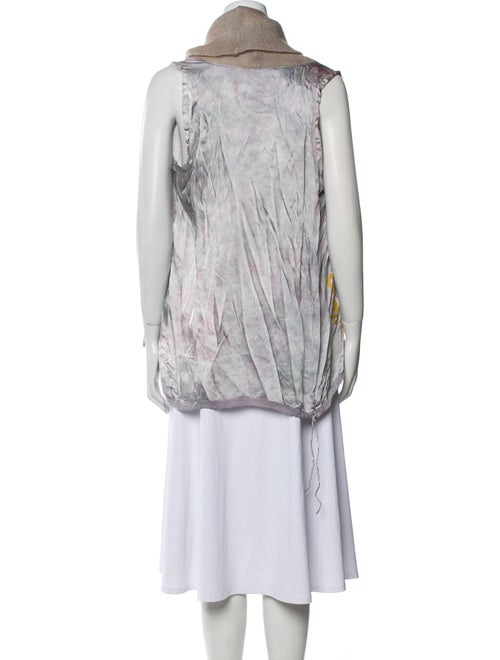 The People Of The Labyrinths Silk Printed Tunic