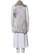 The People Of The Labyrinths Silk Printed Tunic