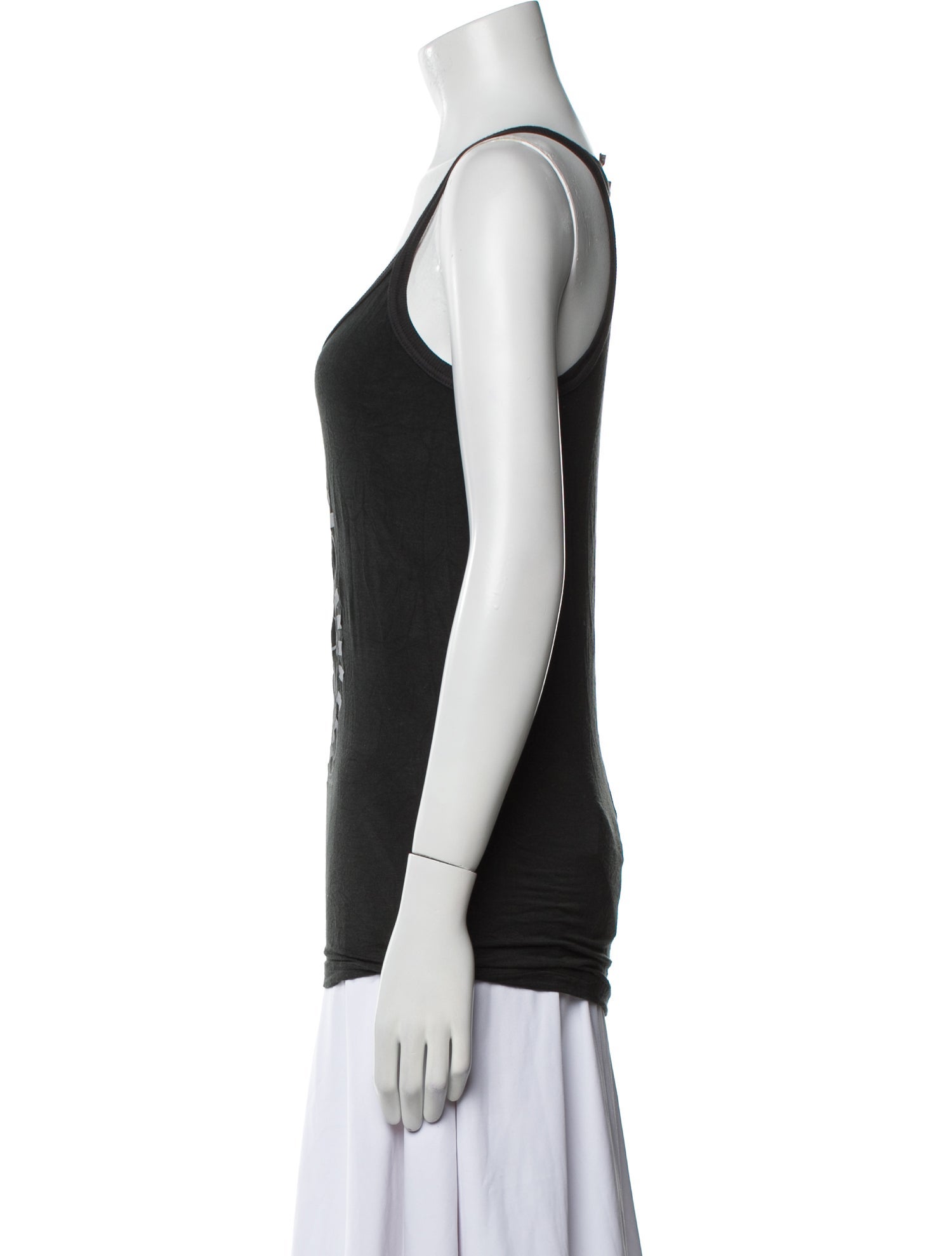 The People Of The Labyrinths Graphic Print Scoop Neck Top