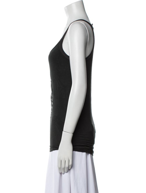 The People Of The Labyrinths Graphic Print Scoop Neck Top