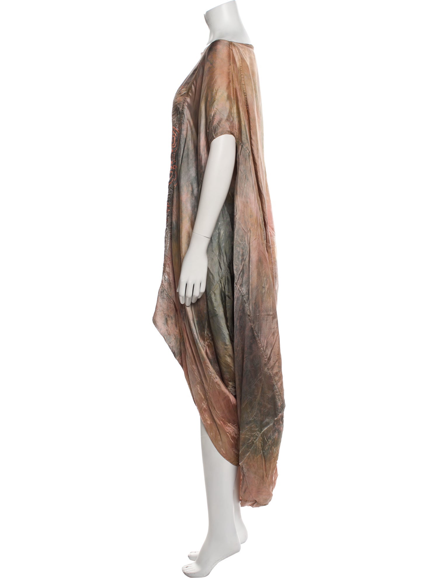 The People Of The Labyrinths Printed Midi Length Dress