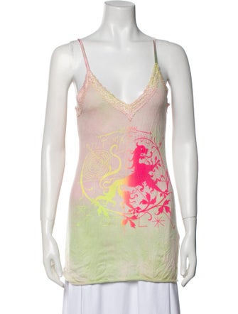 The People Of The Labyrinths Cashmere Printed Top