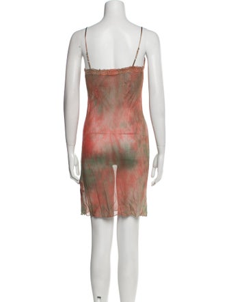 The People Of The Labyrinths Silk Mini Dress