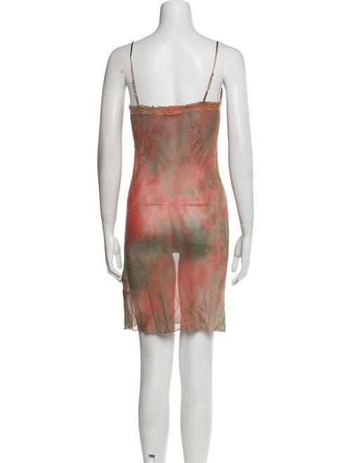 The People Of The Labyrinths Silk Mini Dress