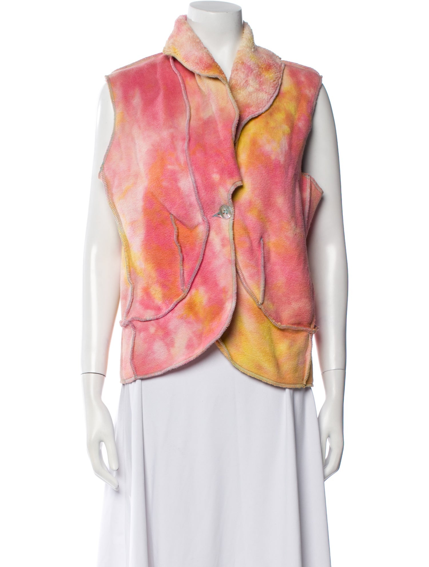 The People Of The Labyrinths Printed Vest w/ Tags