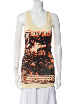 The People Of The Labyrinths Printed Scoop Neck Top