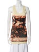 The People Of The Labyrinths Printed Scoop Neck Top