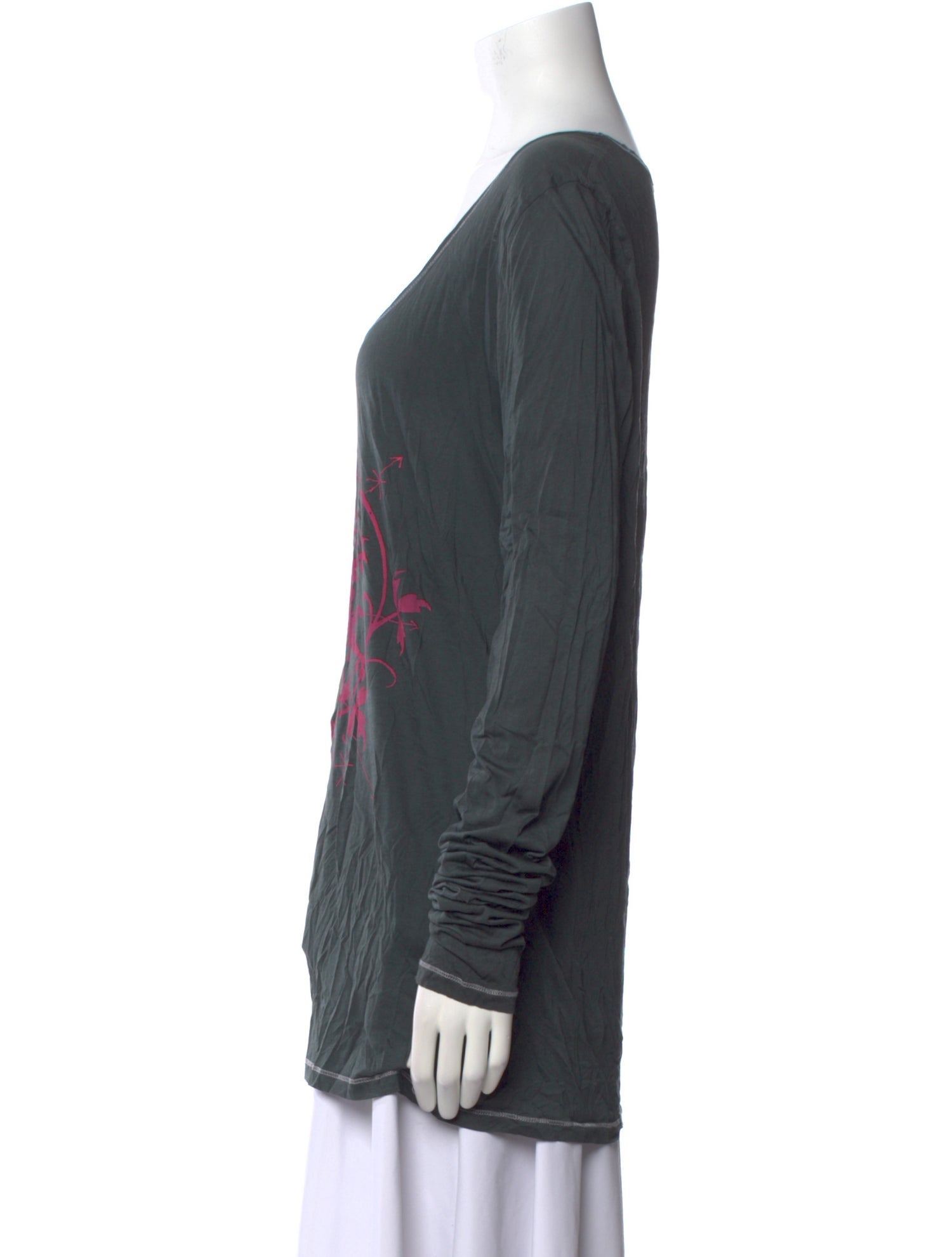 The People Of The Labyrinths Graphic Print Scoop Neck T-Shirt