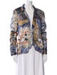 The People Of The Labyrinths Silk Paisley Print Blazer
