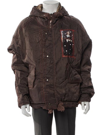 The People Of The Labyrinths Taurus Graphic Print Parka