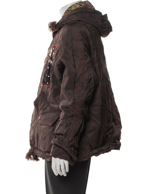 The People Of The Labyrinths Taurus Graphic Print Parka