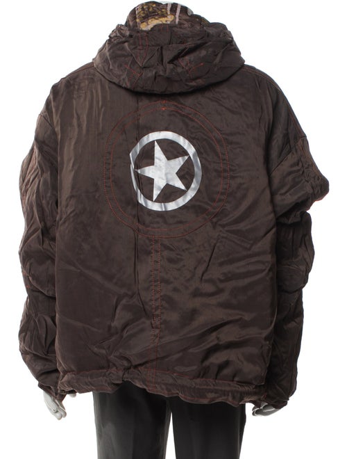 The People Of The Labyrinths Taurus Graphic Print Parka