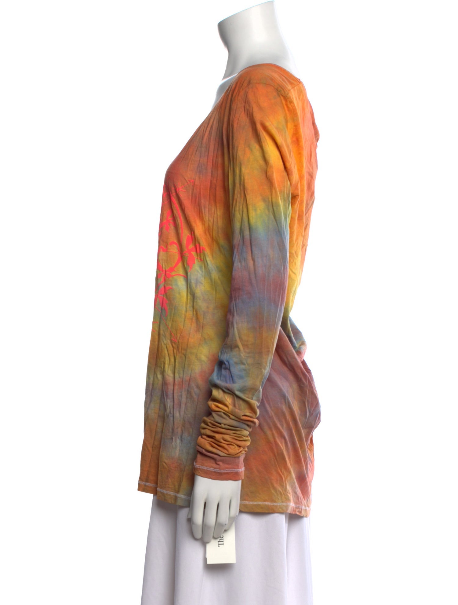 The People Of The Labyrinths Tie-Dye Print Scoop Neck Top w/ Tags