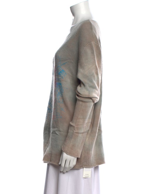 The People Of The Labyrinths Cashmere Printed Sweater