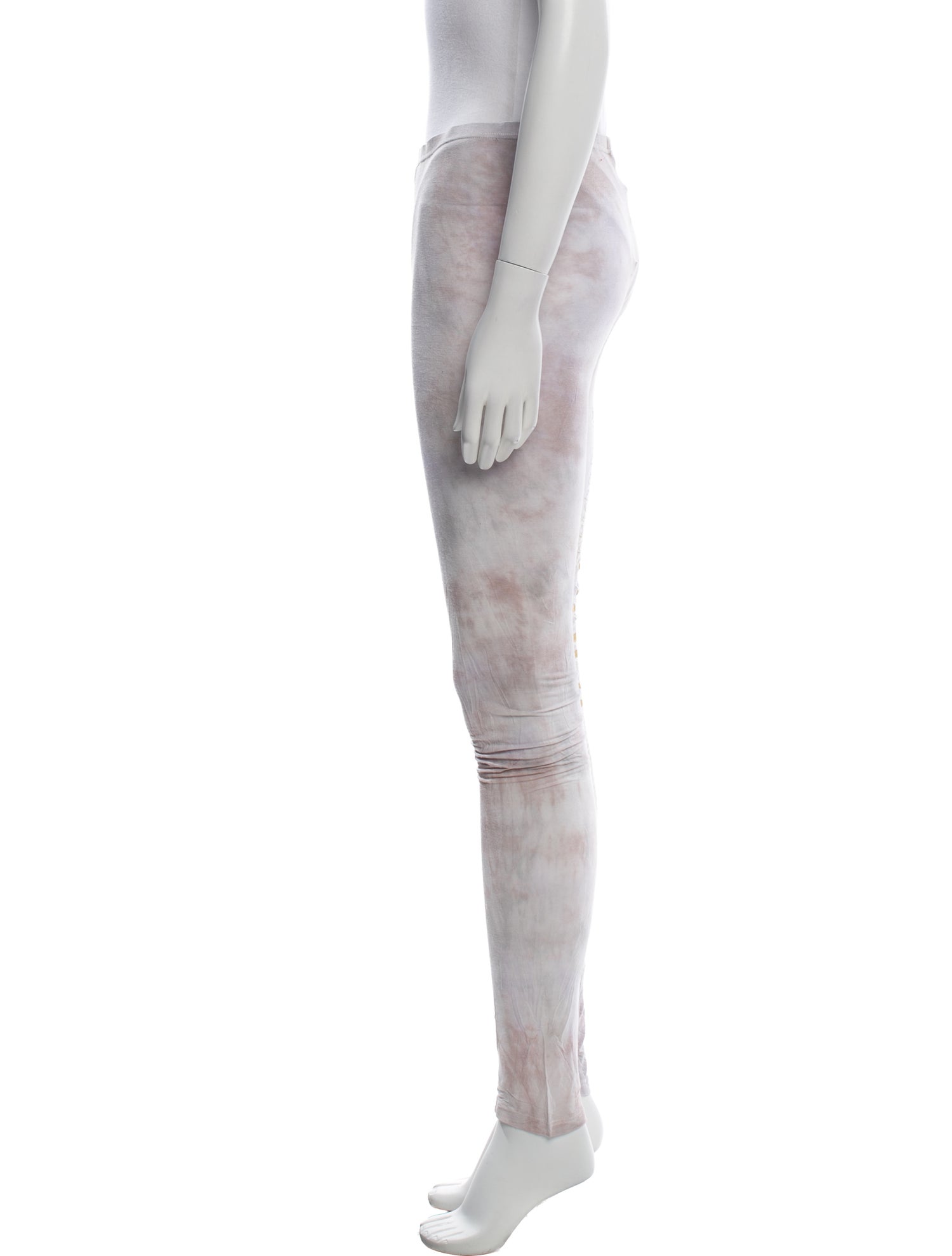 The People Of The Labyrinths Tie-Dye Print Skinny Leg Pants