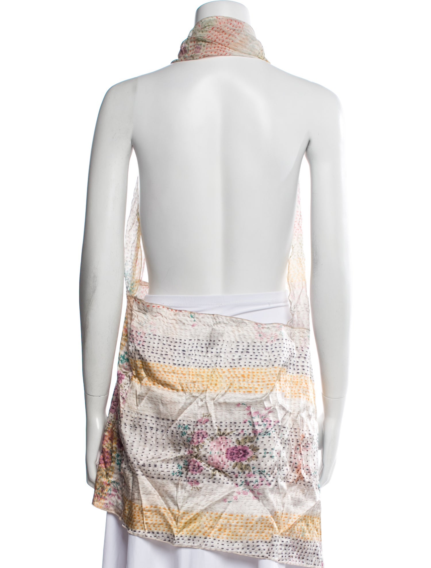 The People Of The Labyrinths Silk Printed Tunic