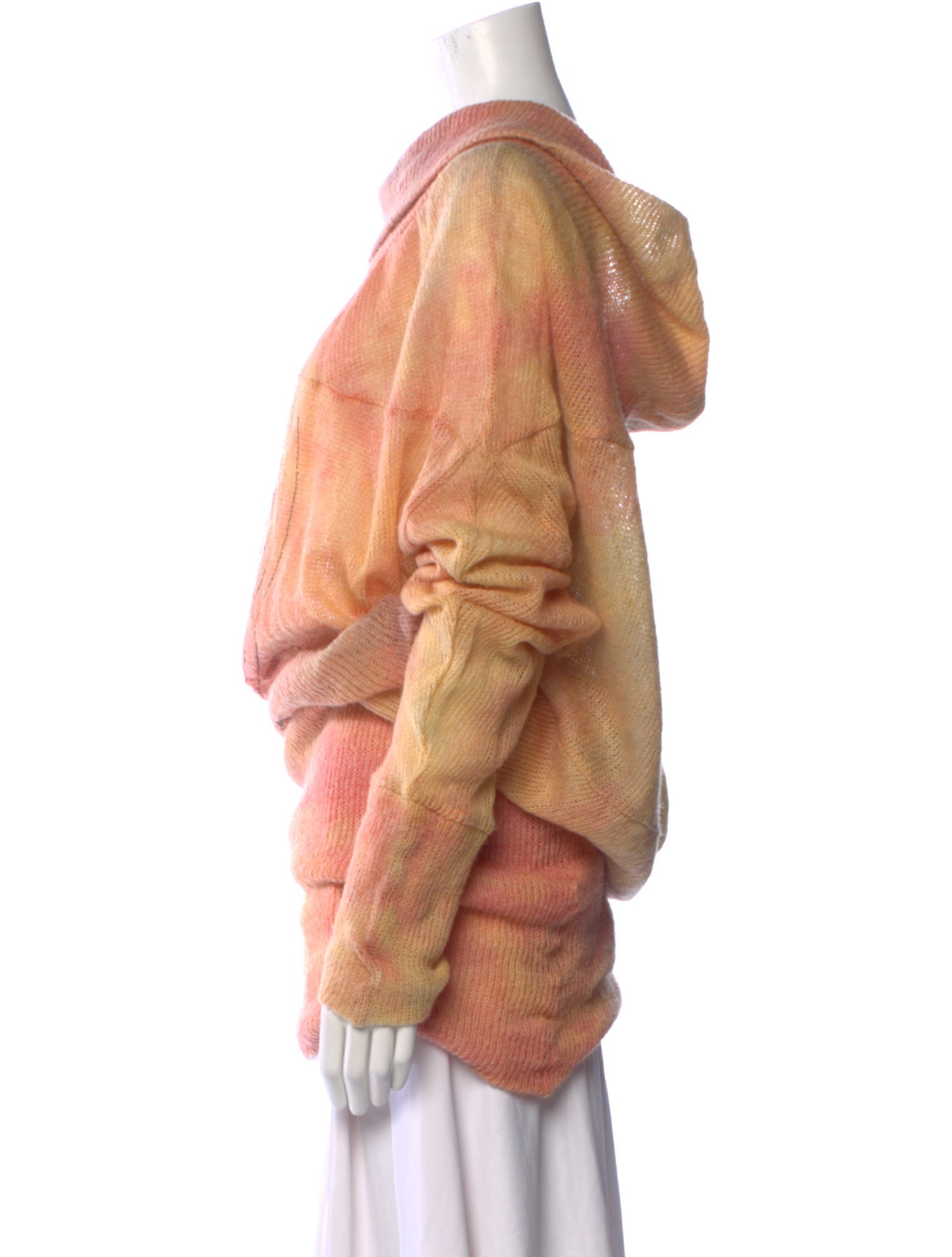 The People Of The Labyrinths Striped Cowl Neck Sweater