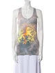 The People Of The Labyrinths Virgin Wool Graphic Print Top