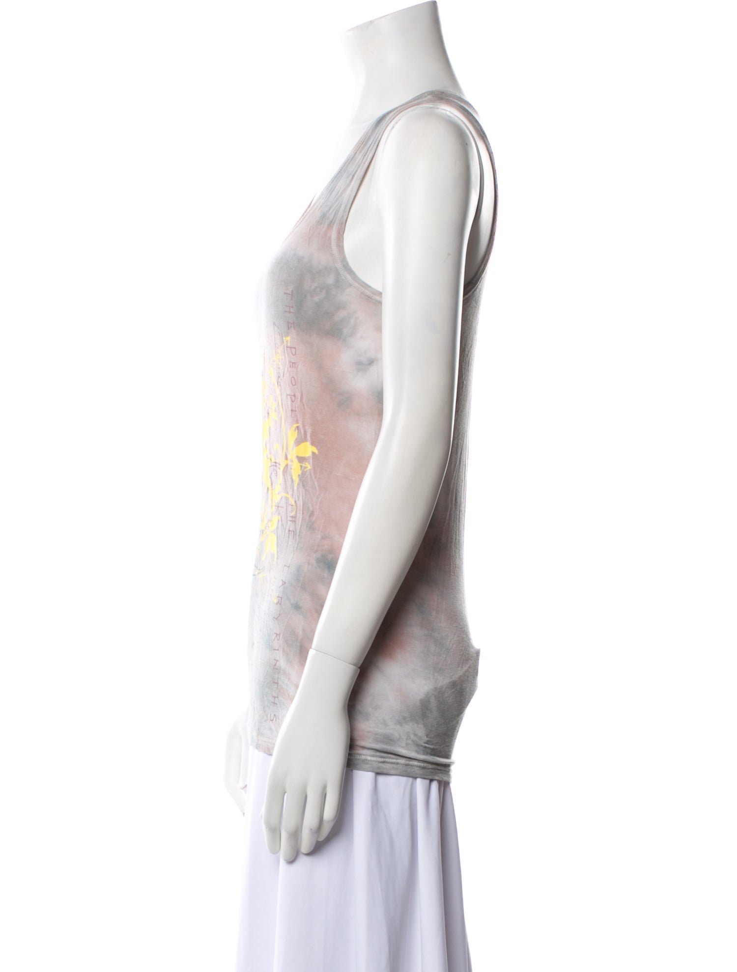 The People Of The Labyrinths Virgin Wool Graphic Print Top