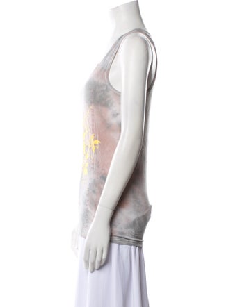 The People Of The Labyrinths Virgin Wool Graphic Print Top