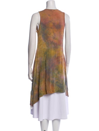 The People Of The Labyrinths Graphic Print Scoop Neck Tunic