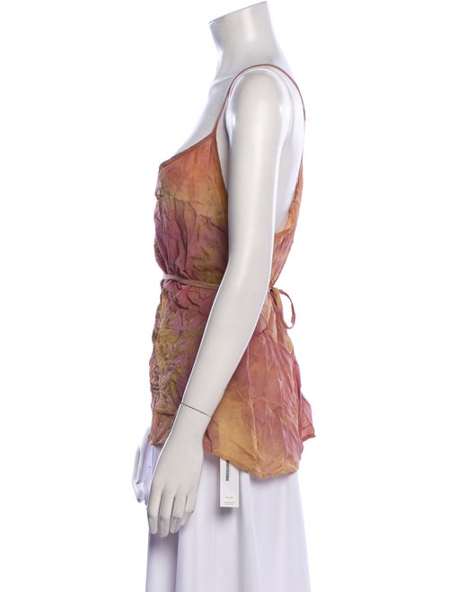 The People Of The Labyrinths Silk Printed Top