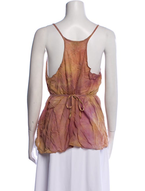 The People Of The Labyrinths Silk Printed Top