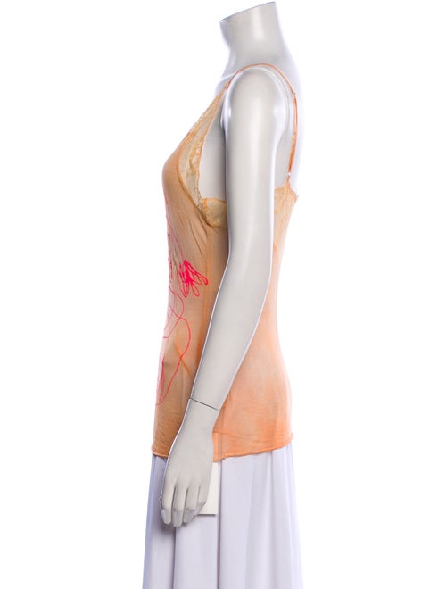 The People Of The Labyrinths Silk Printed Top