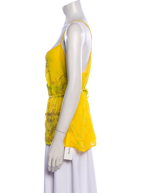 The People Of The Labyrinths Silk Printed Top